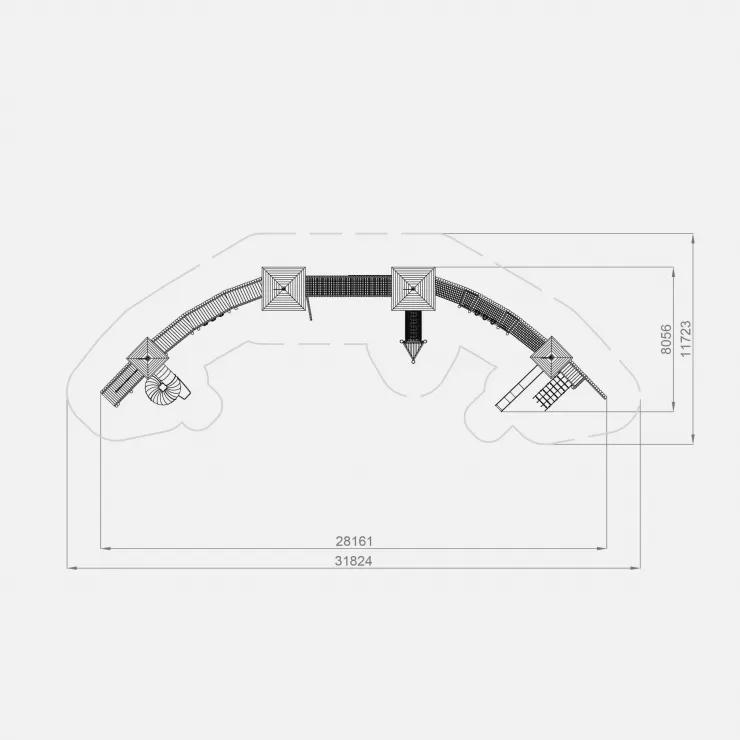 Детский игровой комплекс Пайн Касл «PA-01.18»
